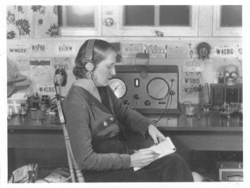 Radio amateur at the beginning of 20th century